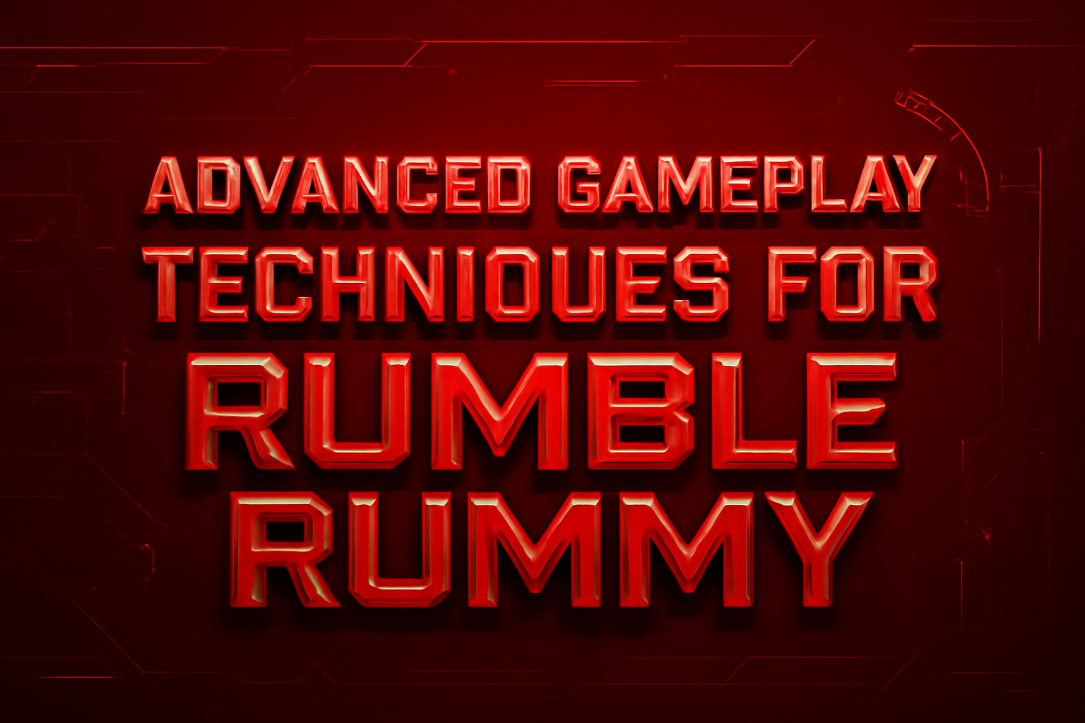 Informational scene about the Rumble Rummy app download process.