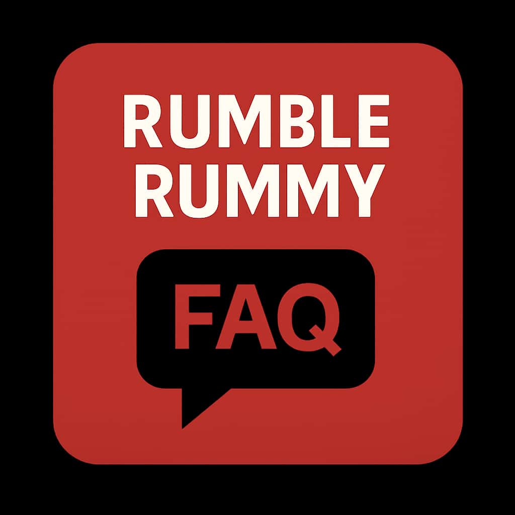 Minimal badge representing Rumble Rummy FAQ.