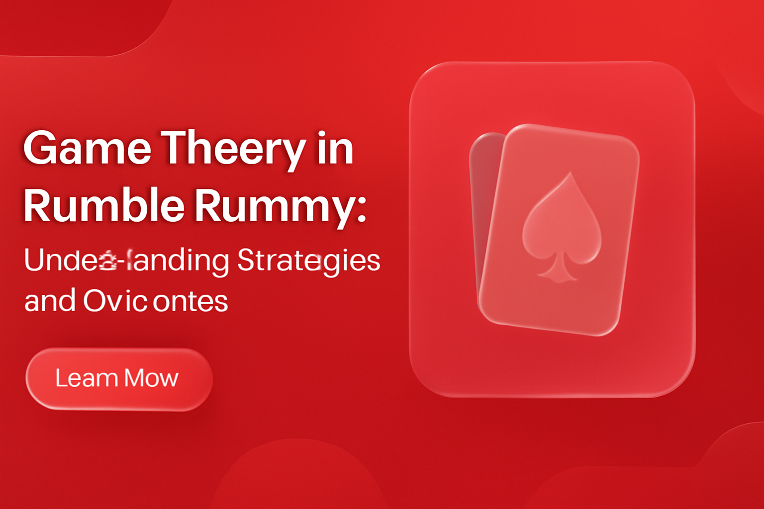 An informational scene depicting the Rumble Rummy Multi-Player Guide with relevant visuals.