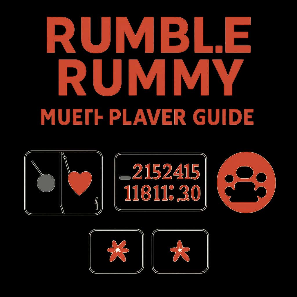 Illustration explaining a topic from the Rumble Rummy Multi-Player Guide.