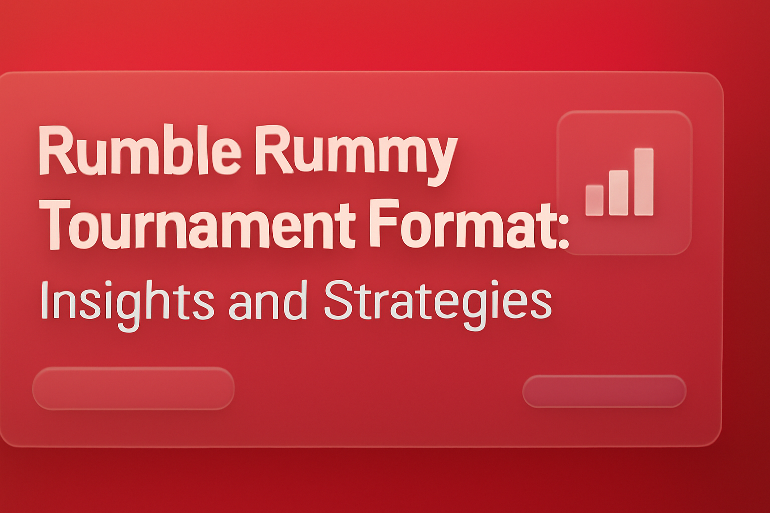 An informational graphic showcasing advanced strategies for Rumble Rummy.