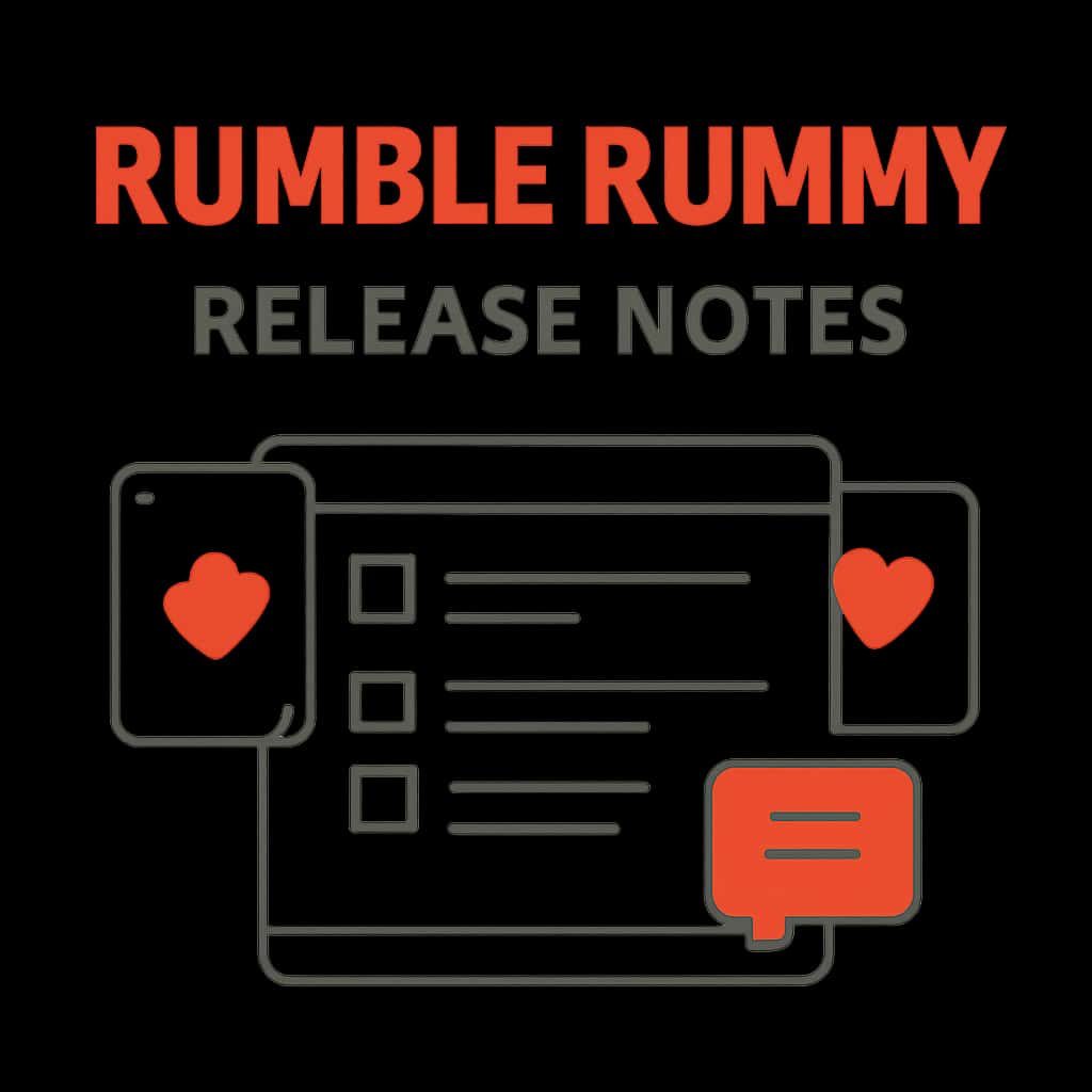An educational diagram related to Rumble Rummy Release Notes.